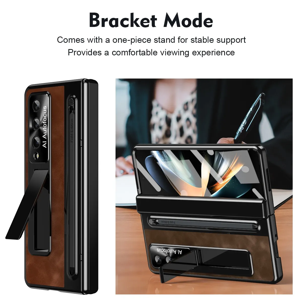 Retro Z Fold 6/5 Case with Kickstand - Image 2