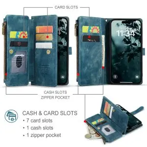 iPhone 16 Series Strip Wallet Case