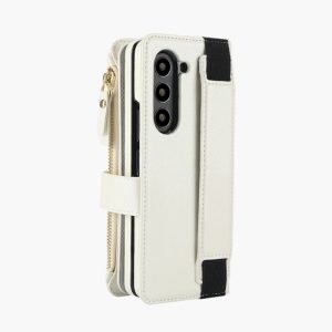 Z Fold 3/4/5/6 Wallet Case with Magnetic Clasp Kickstand