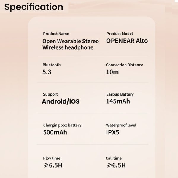 P6 Open Ear Earbuds - Image 12