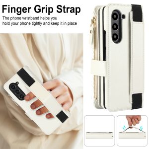 Z Fold 3-6 Wallet Case with Magnetic Clasp Kickstand