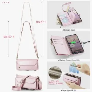 Pixel 9 Seires Crossbody Wallet Case