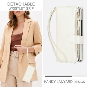 Z Fold 3-6 Wallet Case with Magnetic Clasp Kickstand