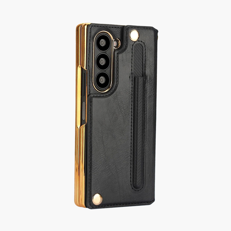 Z Fold 6 Wallet Case with Built-in Front Screen