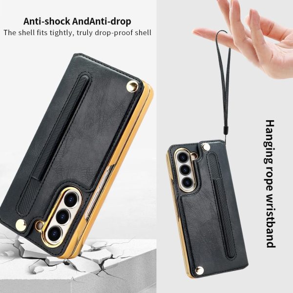 Z Fold 6 Wallet Case with Built-in Front Screen - Image 3