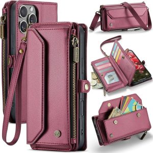 iPhone 16 Pro Max Case with 10 Card Slots