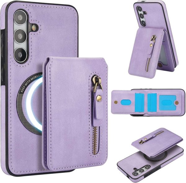 Samsung Galaxy S25 Series Case with 2 in 1 Detachable Magnetic Wallet - Image 18