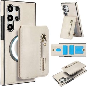 Samsung Galaxy S25 Series Case with 2 in 1 Detachable Magnetic Wallet
