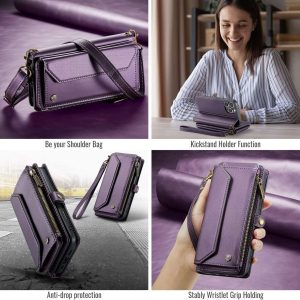 iPhone 16 Pro Max Case with 10 Card Slots
