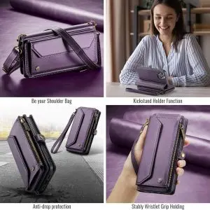 iPhone 16 Pro Max Case with 10 Card Slots