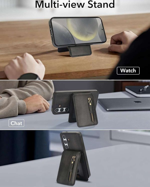 Samsung Galaxy S25 Series Case with 2 in 1 Detachable Magnetic Wallet - Image 8