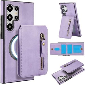 Samsung Galaxy S25 Series Case with 2 in 1 Detachable Magnetic Wallet