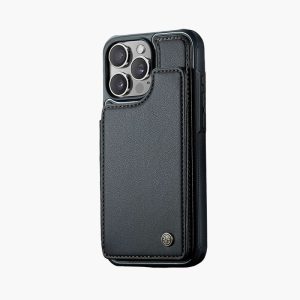 iPhone 16 Series Case with RFID Blocking and 5 Credit Card Holder
