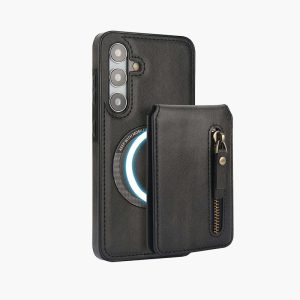 Samsung Galaxy S25 Series Case with 2 in 1 Detachable Magnetic Wallet