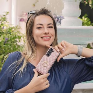 Samsung Galaxy Z Fold 6 Wallet Case with Ring and Credit Card Holder