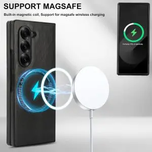 Samsung Galaxy S25 Series Case with 2 in 1 Detachable Magnetic Wallet