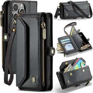iPhone 16 Pro Max Case with 10 Card Slots