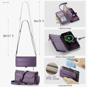 iPhone 16 Pro Max Case with 10 Card Slots