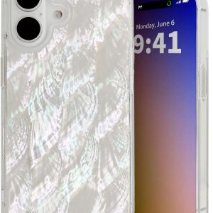iPhone 16 Series Case Made with Unique Genuine Seashell
