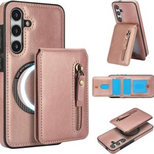 Samsung Galaxy S25 Series Case with 2 in 1 Detachable Magnetic Wallet
