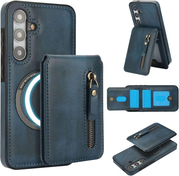 Samsung Galaxy S25 Series Case with 2 in 1 Detachable Magnetic Wallet - Image 16