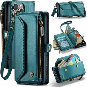iPhone 16 Pro Max Case with 10 Card Slots