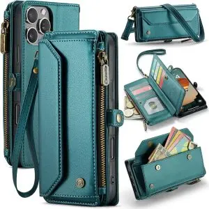 iPhone 16 Pro Max Case with 10 Card Slots
