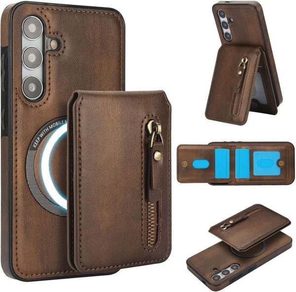 Samsung Galaxy S25 Series Case with 2 in 1 Detachable Magnetic Wallet - Image 15