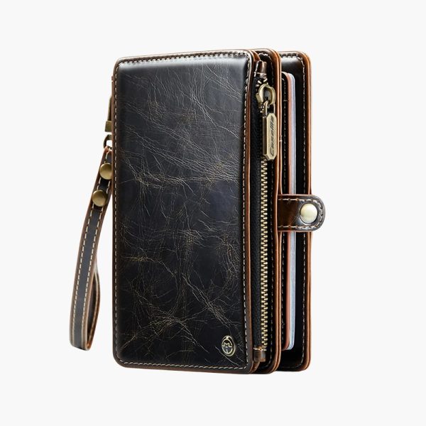 Passport Holder Wallet Bag with 11 Card Slots