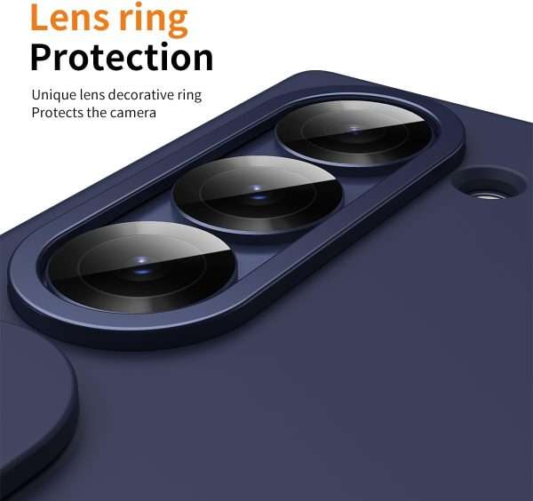 for Samsung Galaxy Z Fold 7 Protect Case with Wristband Stand,Bulit-in Hinge Protection, Screen & Lens Protection Shockproof Full Body Drop Fall Protection.(Blue)