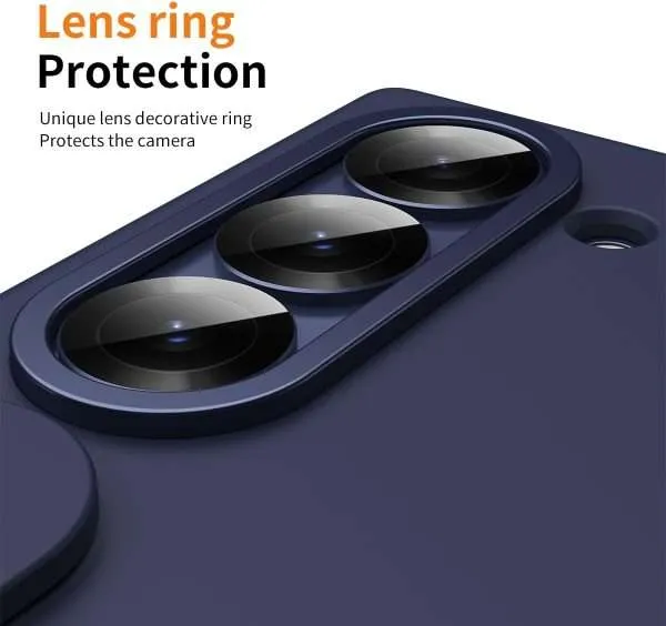 for Samsung Galaxy Z Fold 7 Protect Case with Wristband Stand,Bulit-in Hinge Protection, Screen & Lens Protection Shockproof Full Body Drop Fall Protection.(Blue)