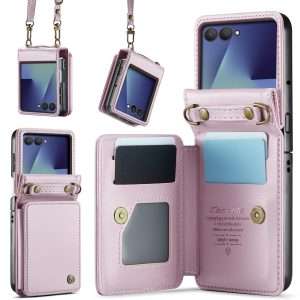 Samsung Galaxy Z Flip 7 Wallet Case with RFID Blocking and 4 Credit Card Holder