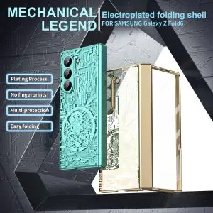 Samsung Galaxy Z Fold 6-7 Case with Mechanical Legend Pattern