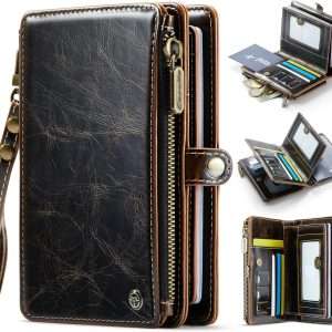 Passport Holder Wallet Bag with 11 Card Slots