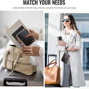 Passport Holder Wallet Bag with 11 Card Slots