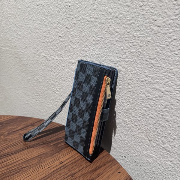 Samsung Galaxy Z Fold 5-6-7 Wrist Strap Zipper Case with Card slot and Cash compartment - Image 10