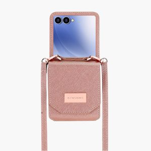 Samsung Galaxy Z Flip 7 Accordion Crossbody Wallet Case, Card Slots Large Capacity, Photo Window, Stylish and Versatile Accessory