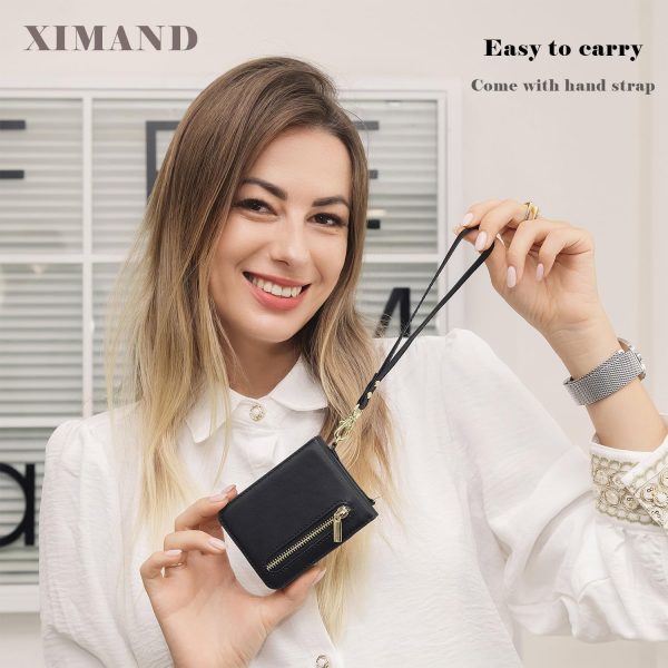for Samsung Galaxy Z Flip 7 Luxury Zipper Wallet Phone Case, Multi-Function Kickstand Card Holder Adjustable Crossbody Strap, Fashion Flip Case.(Black)