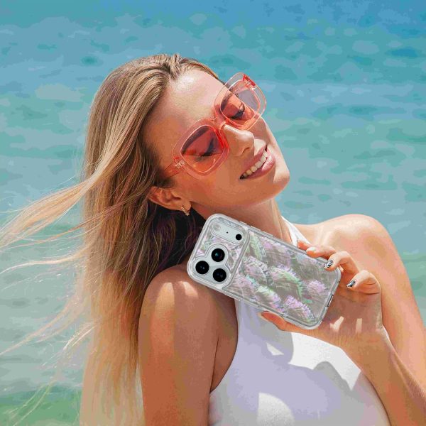 for iPhone 17 Case Made with Unique Genuine Seashell, Durable | Stunning Gorgeous | Drop Protection | Luxury Aesthetic Cover. (Beige)