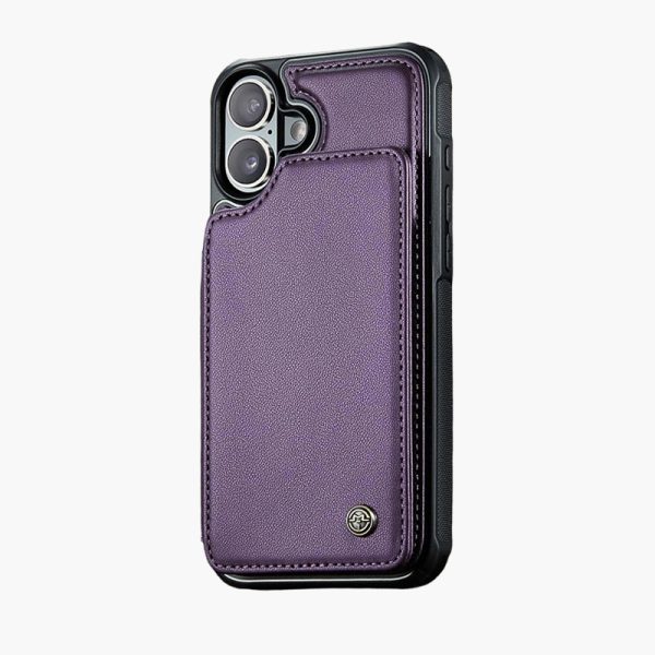 iPhone 17 Series Wallet Case with RFID Blocking and 4 Credit Card Holder, Premium Durable Slim Leather Magnetic Clasp Kickstand Heavy Duty Shockproof Protective Cover